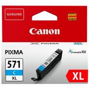 kazeta CANON CLI-571C XL cyan MG 5750/5751/6850/6851/7750/7751 (375 str.)