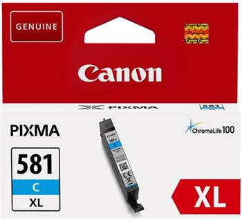 kazeta CANON CLI-581C XL cyan TS6150/TS8150/TR7550/TR8550 (519 str.)