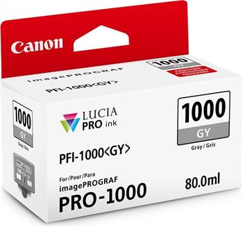 kazeta CANON PFI-1000GY Gray iPF PRO-1000 (80 ml)