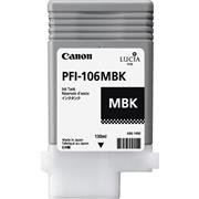 kazeta CANON PFI-106MBK Matte Black pre iPF 6300/6300s/6350/6400/6400s/6450 (130ml)