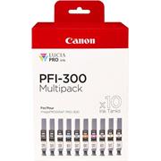 kazeta CANON PFI-300 MBK/PBK/C/M/Y/PC/PM/R/GY/CO PACK iPF PRO-300 (10x 14,4 ml)