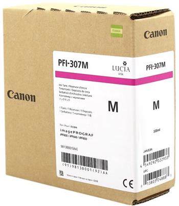 kazeta CANON PFI-307M magenta iPF 830/840/850 (330 ml)