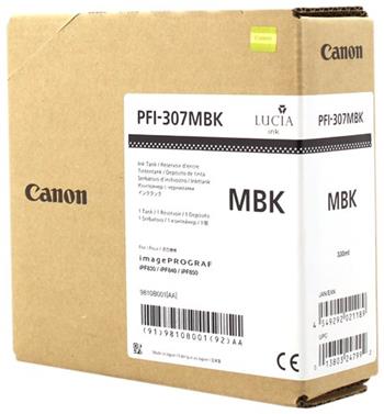 kazeta CANON PFI-307MBK matte black iPF 830/840/850 (330 ml)