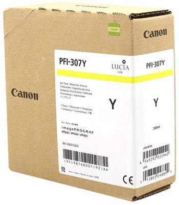 kazeta CANON PFI-307Y yellow iPF 830/840/850 (330 ml)