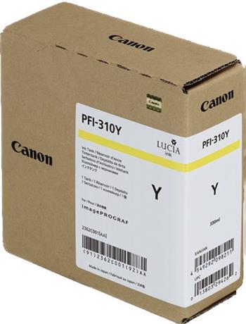kazeta CANON PFI-310Y yellow iPF TX-2000/2100/3000/3100/3200/4000/4100/4200 (330 ml)