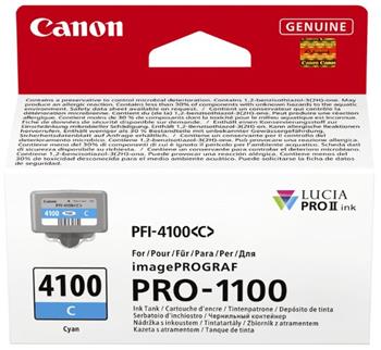 kazeta CANON PFI-4100C Cyan iPF PRO-1100 (80 ml)