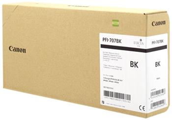 kazeta CANON PFI-707BK black iPF 830/840/850 (700 ml)