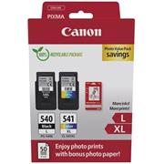 kazeta CANON PG-540 L black + CL-541 XL color MG2150/3150 + GP501 10x15