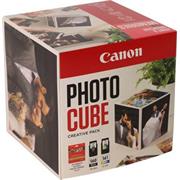 kazeta CANON PG-560 black + CL-561 color PHOTO CUBE WHITE PINK TS5350/TS5351/TS5352/TS5353