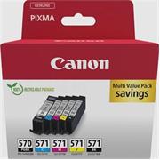 kazeta CANON PGI-570PGBK + CLI-571 BK/C/M/Y PACK MG 5750/5751/6850/6851/7750/7751