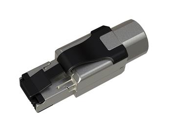 Konektor MPTL RJ45 CAT6 STP samorezný SXRJ45-6-STP-BK-SA-N