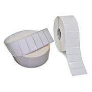 Labels, Zebra, Synthetic, PolyE 3100T Gloss, W: 50.8 mm, H: 25.4 mm, D: 127 mm, C: 25.4 mm