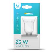 LED žiarovka Forever GU10 3W 230V 6000K (studená biela) 240lm keramická 