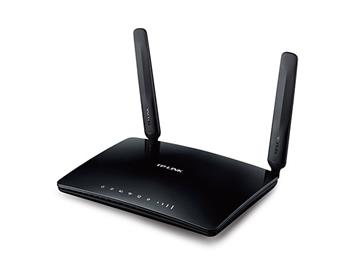 LTE Router TP-LINK Wireless N 4G TL-MR6400 300Mbps 2.4GHz, 4G LTE modem, 3xLAN, 1xLAN/WAN, 2 int.Wifi +2 LTE ext.antén