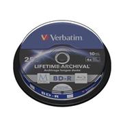 M-DISC VERBATIM BD-R 4x 25GB Printable 10ks/cake