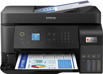 MFP "ecoTANK" farebné atramentové EPSON L5590, sieť, ADF, Wi-Fi, Ethernet, FAX