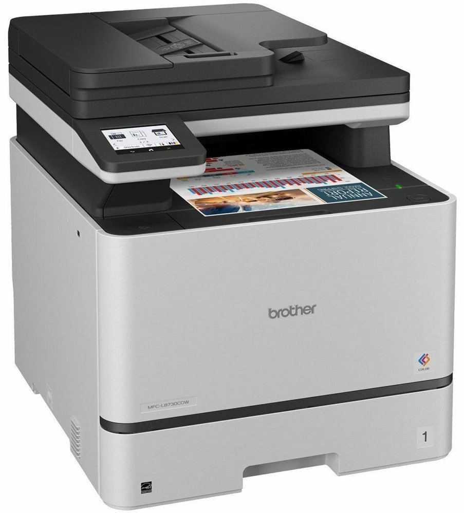 MFP laser far BROTHER MFC-L8730CDW - P/C/S, Duplex, Fax, DADF, Ethernet, WiFi, NFC