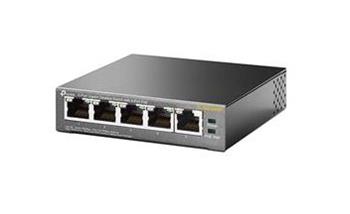 Mini Desktop Gigabit Switch TP-LINK TL-SG1005P 5-port 10/100/10000M, 5x 10/100/1000M RJ45 ports, 4x PoE, Plastic case