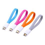 Mini Magnetický USB nabíjací kábel modrý 225mm BELLAPROX s microUSB konektorom, bulk