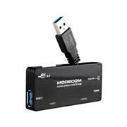 Modecom MC-4P externý USB 3.0 4-portový hub