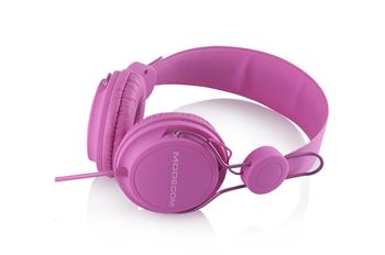 Modecom slúchadlá MC-400 FRUIT PINK (rúžové), vstavaný mikrofón, ovládanie hlasitosti