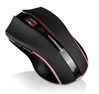 Myš optická bezdrôtová Modecom MC-WRM1 Black, vstavaná 350 mAh batéria