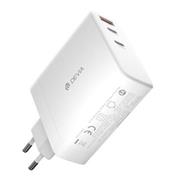 nabíjačka Devia Extreme PD GaN 140W 2x USB-C 1x USB, biela