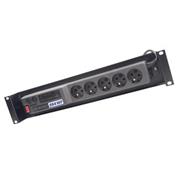 Napájací panel ACAR A-504, 3 m, 5 pozícií, s prepäťovou ochranou vrátane vane ACAR-A-504-V