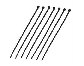 nylonové zväzovače pre káble - sťahovacia páska DATACOM 300mm x 4,8mm, čierna 100ks