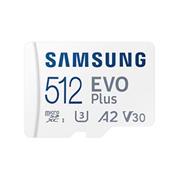 Pamäťová karta Samsung EVO Plus micro SDXC 512GB 130MBps UHS-I U3 Class 10 (+ adaptér) 