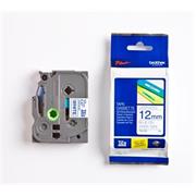 páska BROTHER TZ233 modré písmo, biela páska Tape (12mm)