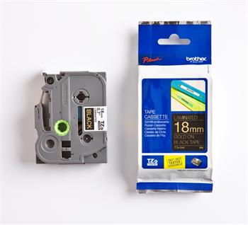 páska BROTHER TZ344 zlaté písmo, čierna páska Tape (18mm)