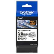 páska BROTHER TZeSL261 čierne písmo, biela páska SELF-LAMINATING Tape (36mm)