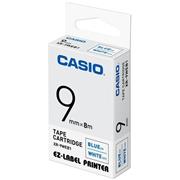 páska CASIO XR-9WEB1 Blue On White Tape EZ Label Printer (9mm)