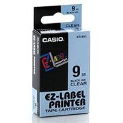 páska CASIO XR-9X1 Black On Clear Tape EZ Label Printer (9mm)