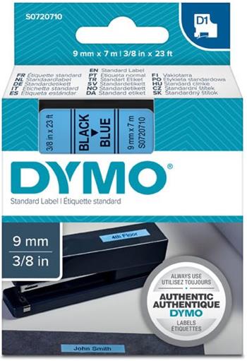 páska DYMO 40916 D1 Black On Blue Tape (9mm)