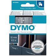 páska DYMO 45020 D1 White On Transparent Tape (12mm)