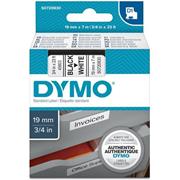 páska DYMO 45803 D1 Black On White Tape (19mm)