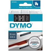 páska DYMO 45811 D1 White On Black Tape (19mm)