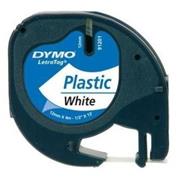 páska DYMO 59422 LetraTag White Plastic Tape (12mm)