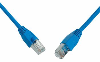Patch kábel CAT5E SFTP PVC 5 m modrý snag-proof C5E-315BU-5MB