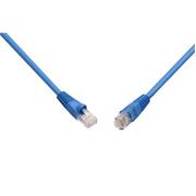 Patch kábel CAT5E UTP PVC 0,5 m modrý snag-proof C5E-114BU-0,5MB