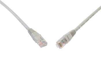 Patch kábel CAT5E UTP PVC 0,5 m sivý non-snag-proof C5E-155GY-0,5MB