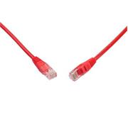 Patch kábel CAT5E UTP PVC 1 m červený non-snag-proof C5E-155RD-1MB