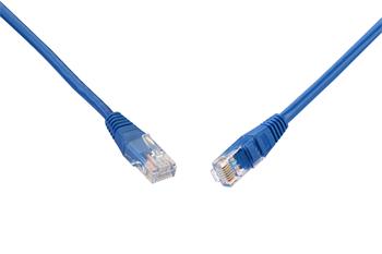 Patch kábel CAT5E UTP PVC 1 m modrý non-snag-proof C5E-155BU-1MB