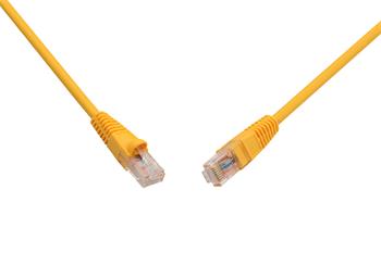 Patch kábel CAT5E UTP PVC 1 m žltý snag-proof C5E-114YE-1MB
