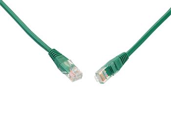 Patch kábel CAT5E UTP PVC 2 m zelený non-snag-proof C5E-155GR-2MB
