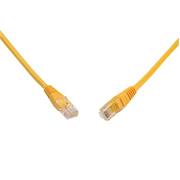 Patch kábel CAT5E UTP PVC 3 m žltý non-snag-proof C5E-155YE-3MB