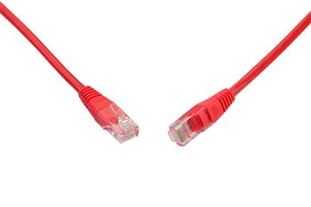 Patch kábel CAT5E UTP PVC 5 m červený non-snag-proof C5E-155RD-5MB