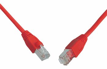 Patch kábel CAT6 SFTP PVC 2 m červený snag-proof C6-315RD-2MB